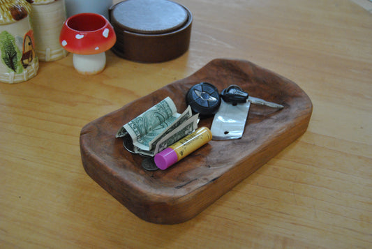 Hand-Carved Hardwood Tray