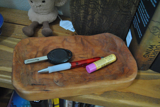 Hand-Carved Hardwood Tray